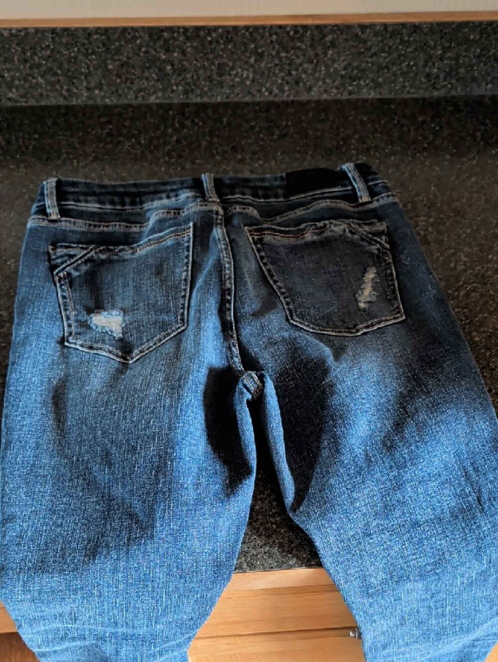 Buckle Women’s Skinny Jeans - Light Blue & Dark Blue (Pair) - Picture 5 of 9